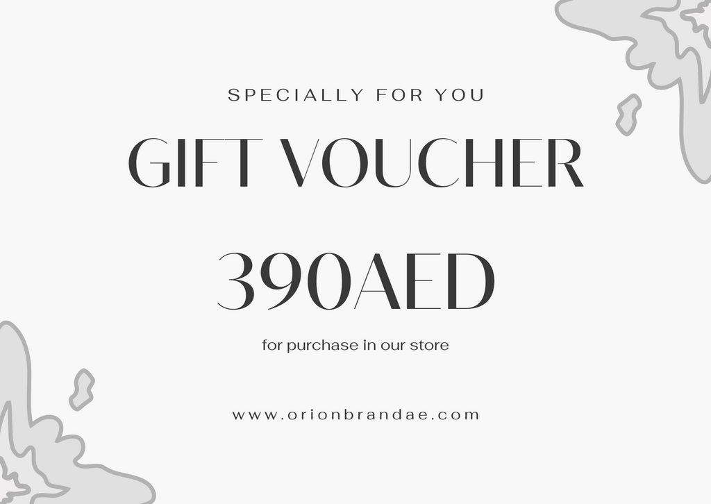 Gift voucher for 390AED 