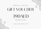 Gift voucher for 390AED 